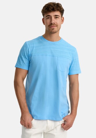 INDICODE JEANS Shirt 'INSprings' in Blauw: voorkant