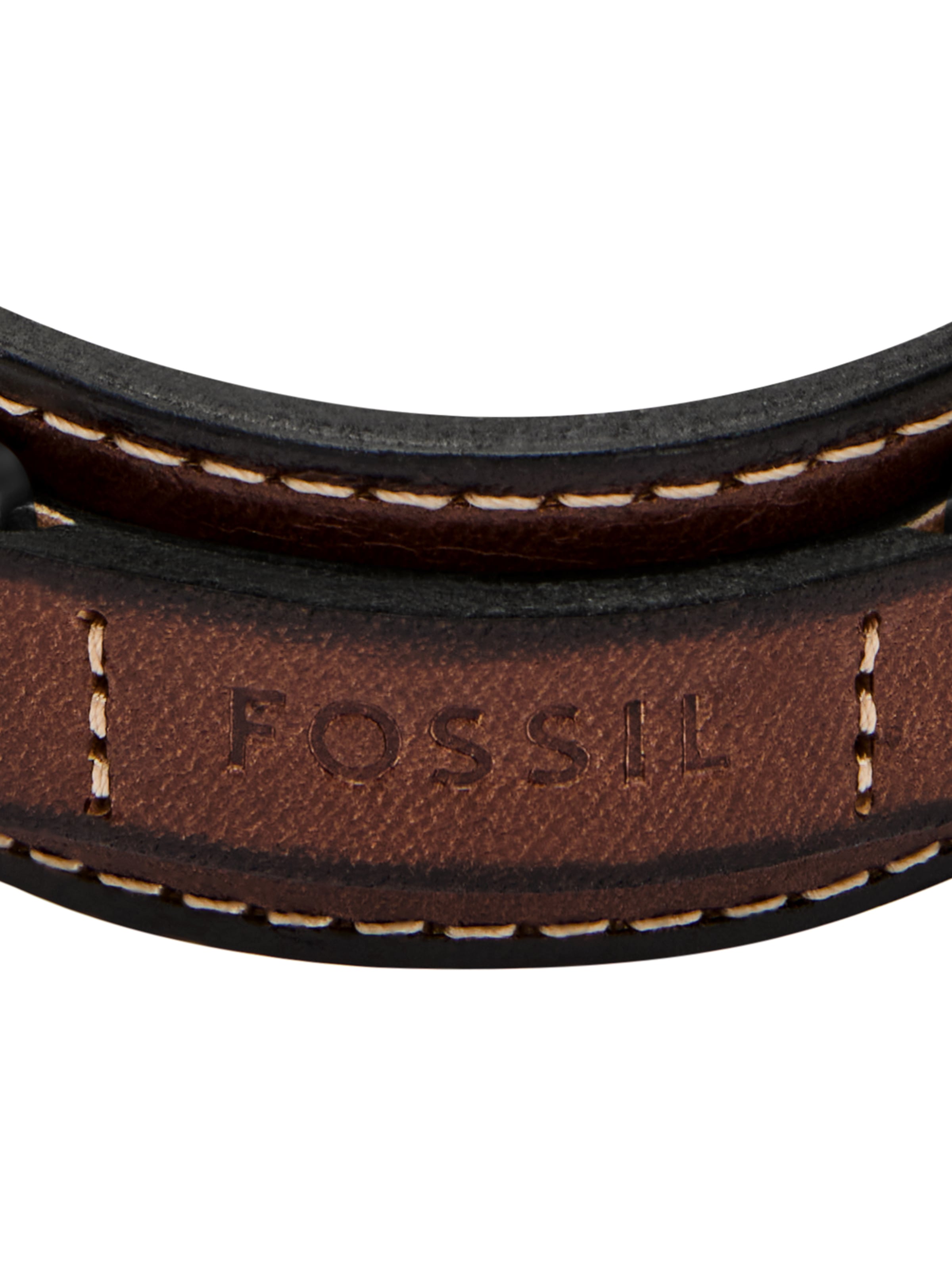 FOSSIL Βραχιόλι 'Machine' σε καφέ