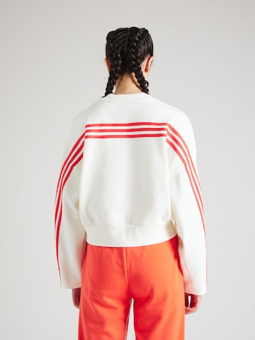 ADIDAS SPORTSWEAR Athletic Sweatshirt 'Future Icons Three Stripes' in White