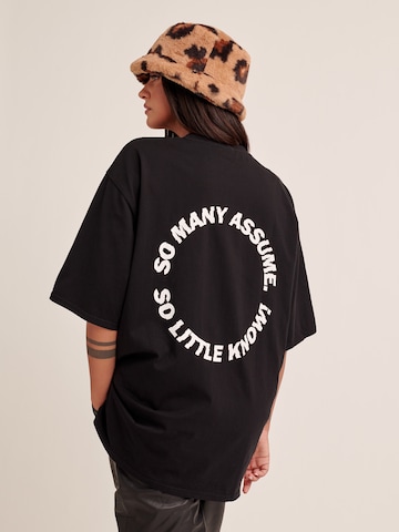 ABOUT YOU x Antonia Shirt 'Malin' in Schwarz: predná strana