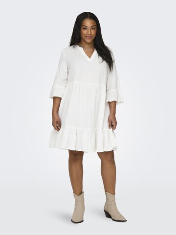 ONLY Carmakoma - Vestido 'Thyra' en blanco