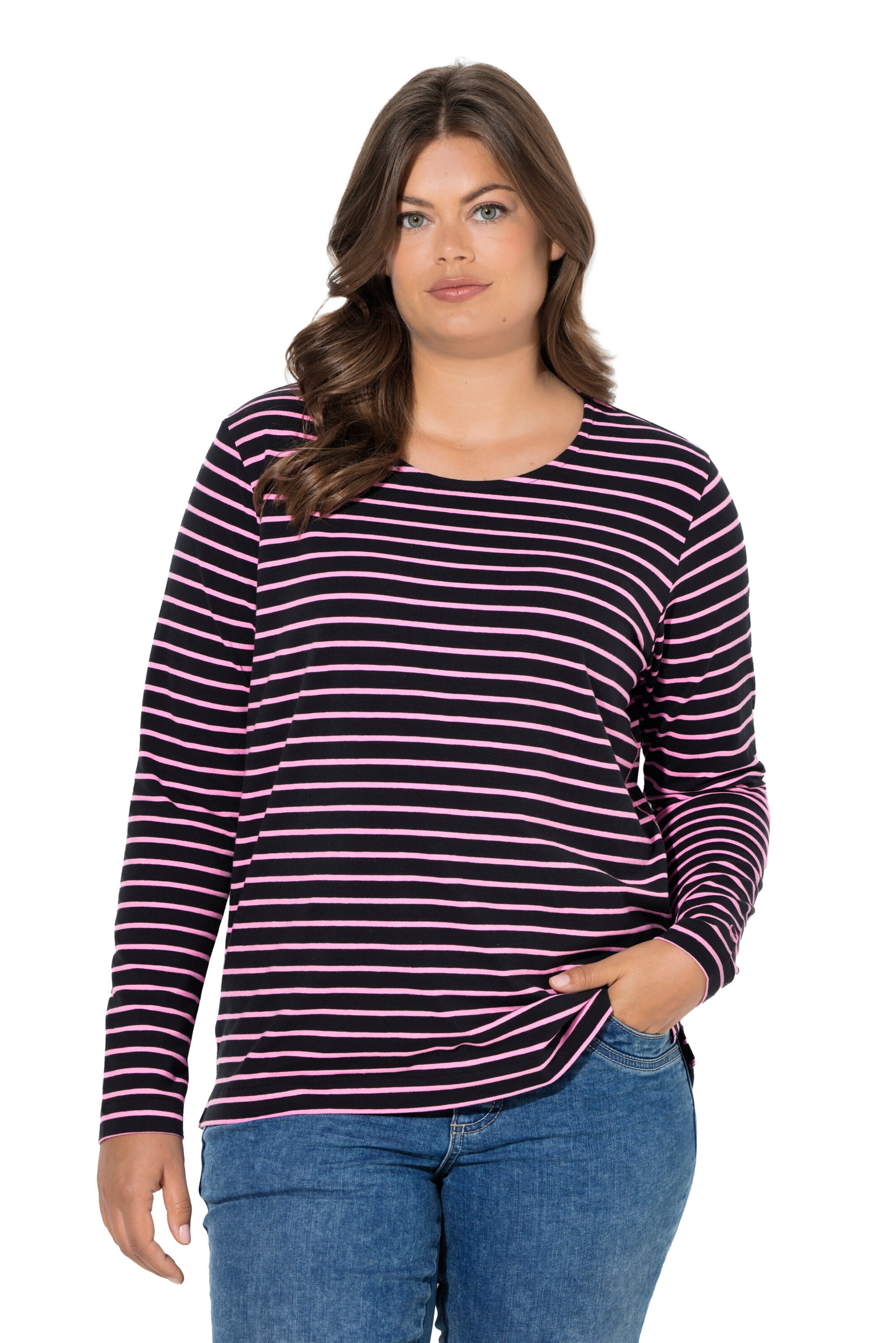 LAURASØN Shirt in Lila: voorkant