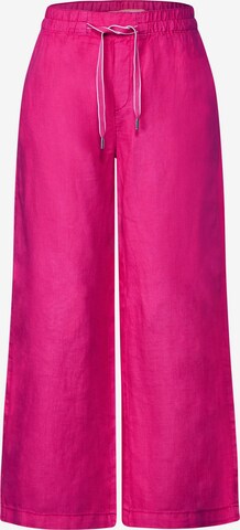 STREET ONE Loose fit Pants in Pink: front