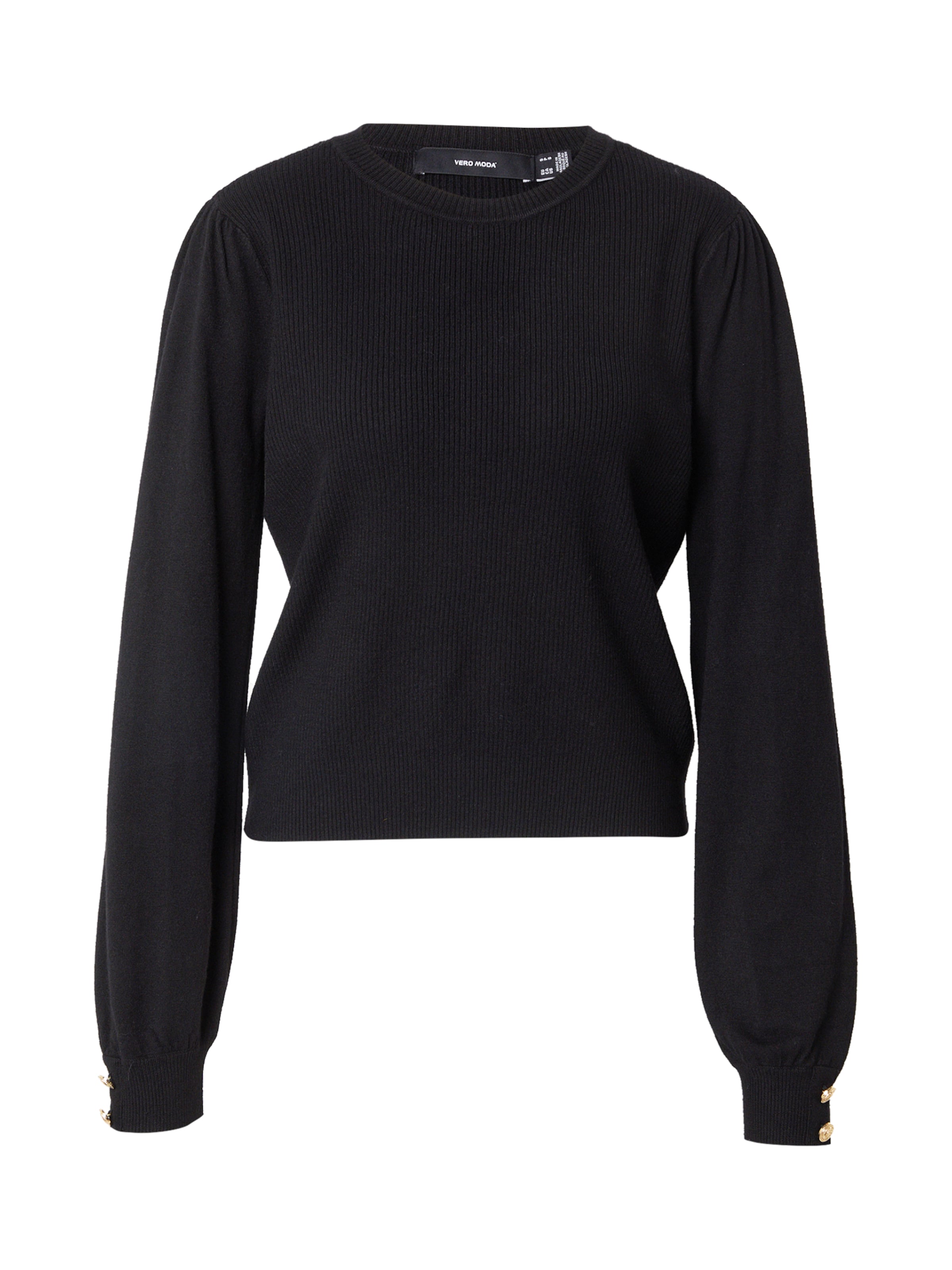 VERO MODAPulover 'VMHOLLYKARIS' - crna boja: prednji dio