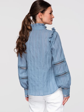 Camicia da donna di Ombre in blu