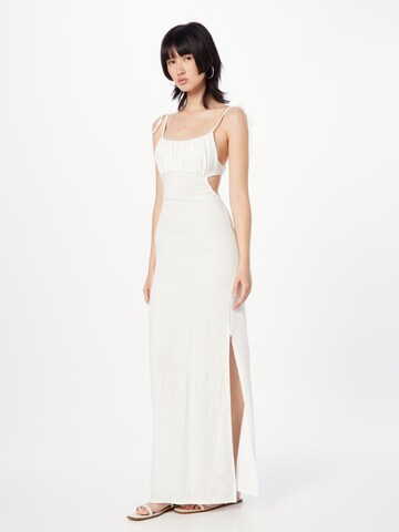 Misspap Summer Dress in White: front