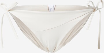 Bas de bikini Calvin Klein Swimwear en beige : devant