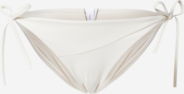 Calvin Klein Swimwear Bikini Bottoms in Beige: front