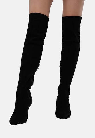 Overknee di Salinyang in nero