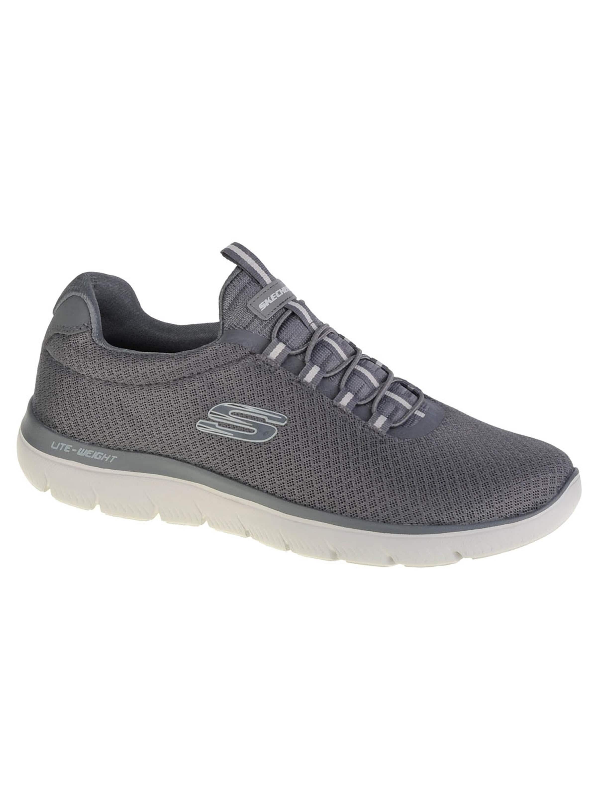 SKECHERS Sneakers laag 'Summits' in Grijs: voorkant
