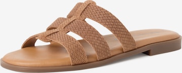 Mule Tamaris en marron : devant