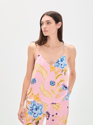 Haut 'Caraco' Lola Casademunt en rose