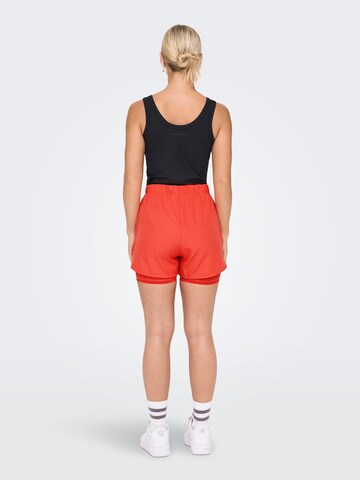 ONLY PLAY Широка кройка Спортен панталон в оранжево