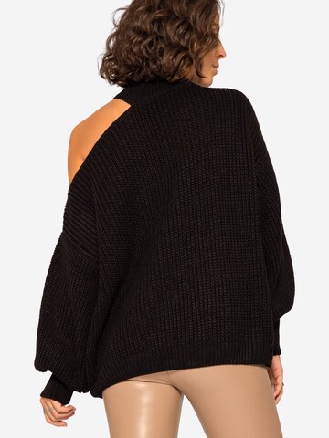 SASSYCLASSY - Pullover oversized em preto