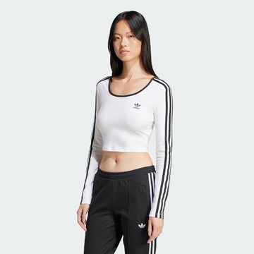 Maglietta 'Adicolor' di ADIDAS ORIGINALS in bianco: frontale