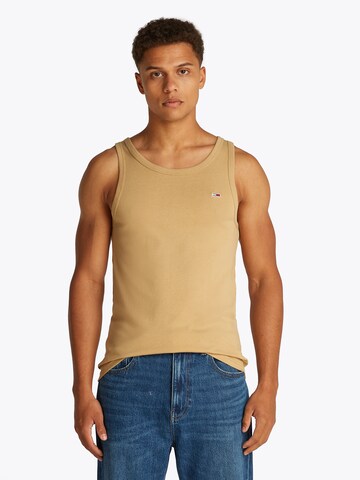 T-Shirt Tommy Jeans en blanc : devant