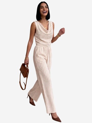 Pantalons de tailleur My fashion en blanc : devant