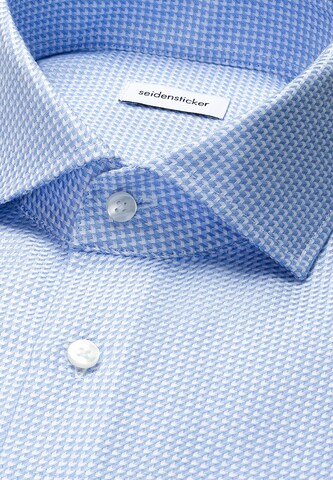 Coupe regular Chemise business 'CLASSIC ESSENTIALS' SEIDENSTICKER en bleu