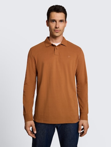T-Shirt TOM TAILOR en marron : devant