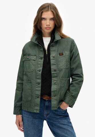Veste mi-saison 'Chore' Superdry en vert : devant