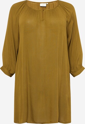 KAFFE CURVE Tunic 'Ami' in Green: front