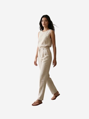 Regular Pantalon à pince 'Hose' My fashion en blanc