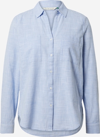 TOM TAILOR Bluse in Blau: predná strana