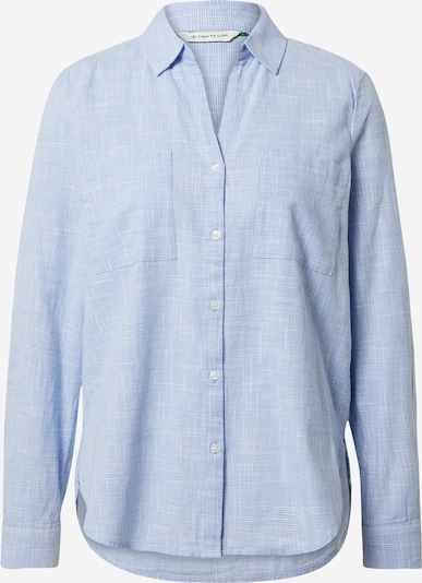 Bluză TOM TAILOR pe albastru deschis / alb, Vizualizare produs