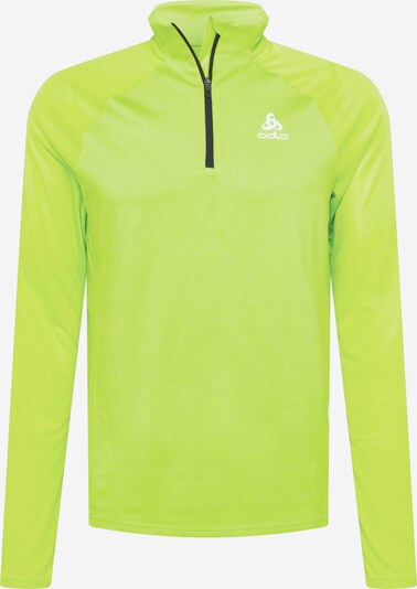 ODLO Sportshirt in limette / weiß, Produktansicht