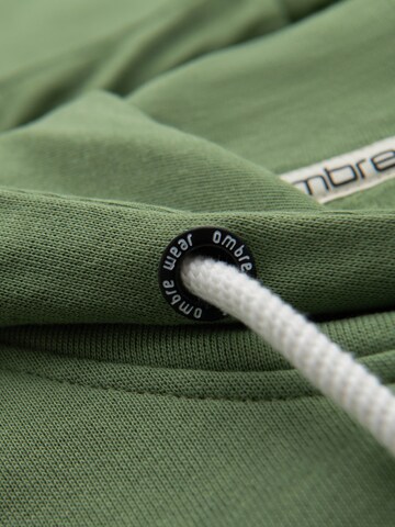Sweat-shirt Ombre en vert
