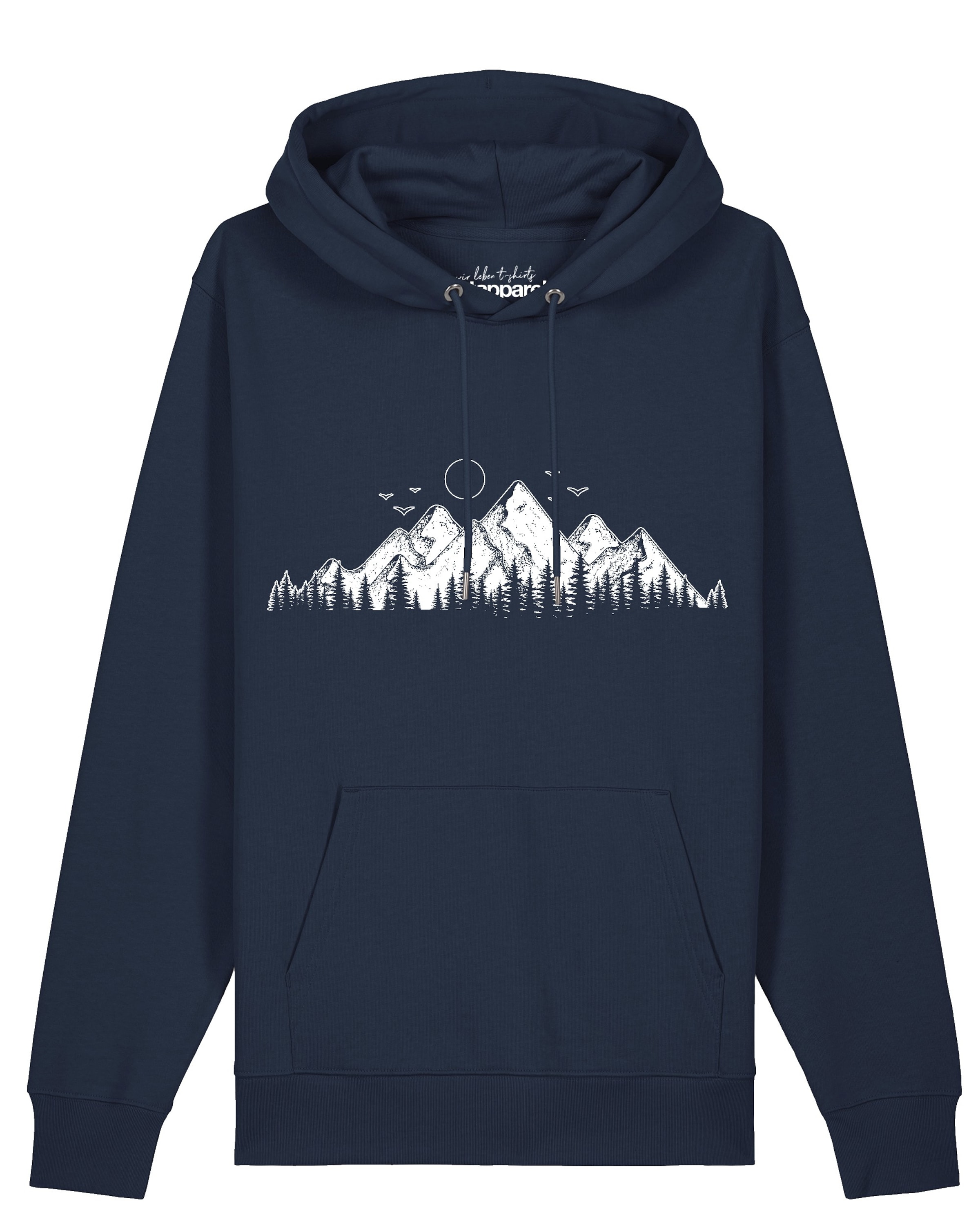Watapparel Sweatshirt 'Mountains' in Blue: front