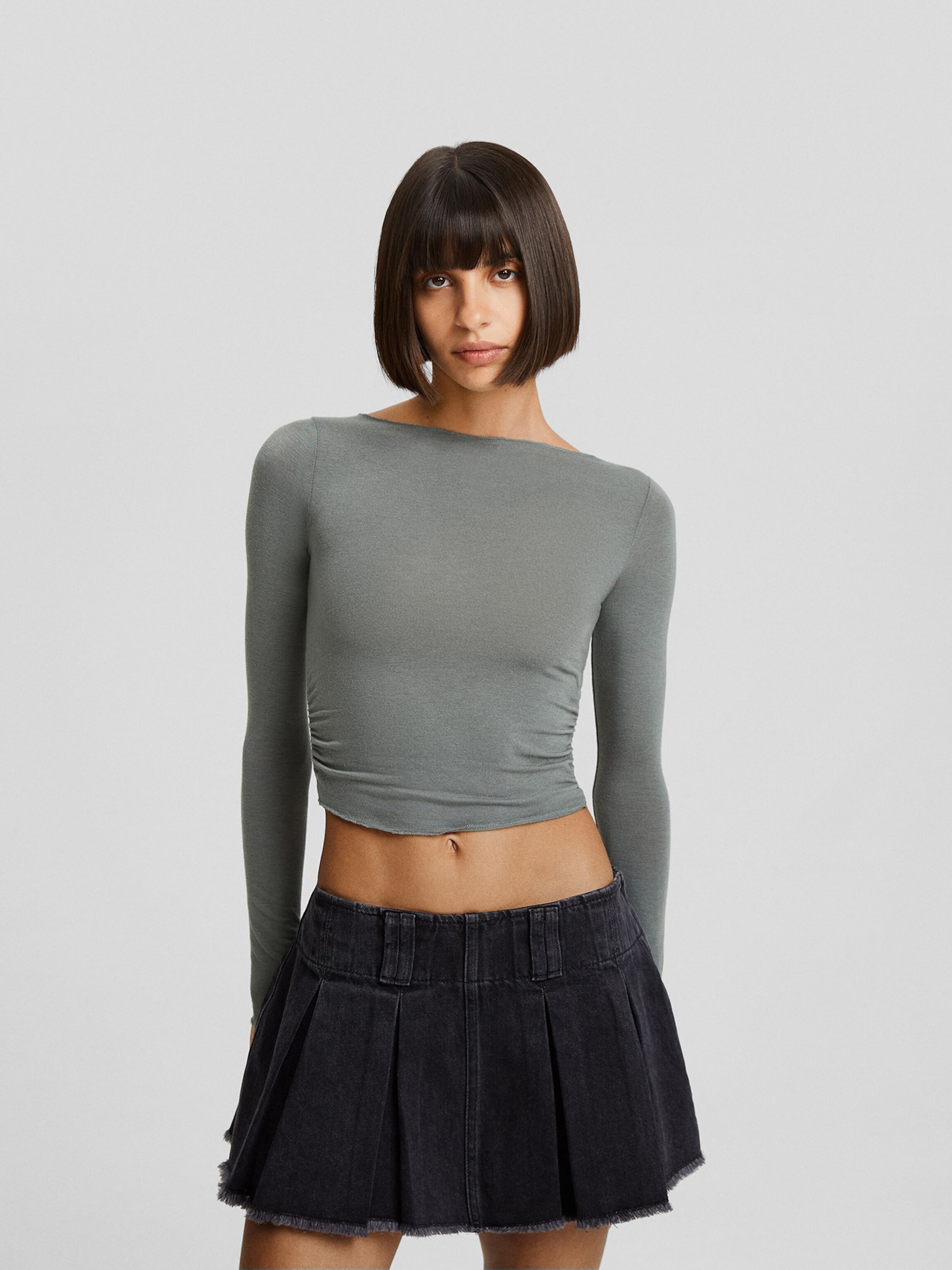 Bershka Gonna in Nero ABOUT YOU