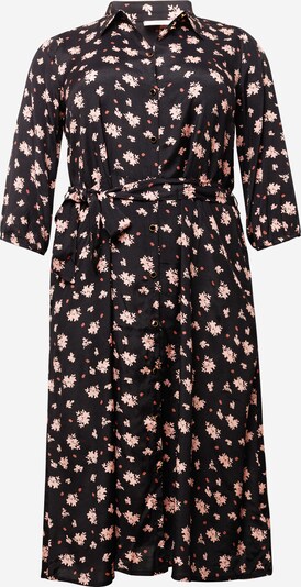 KAFFE CURVE Shirt dress 'Telana' in Apricot / Pink / Black, Item view