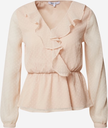 Camicia da donna 'Enie' di ABOUT YOU in beige: frontale