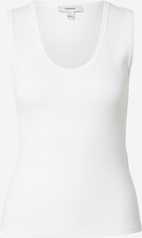 TOPSHOP Top 'RACHEL' - Biela: predná strana