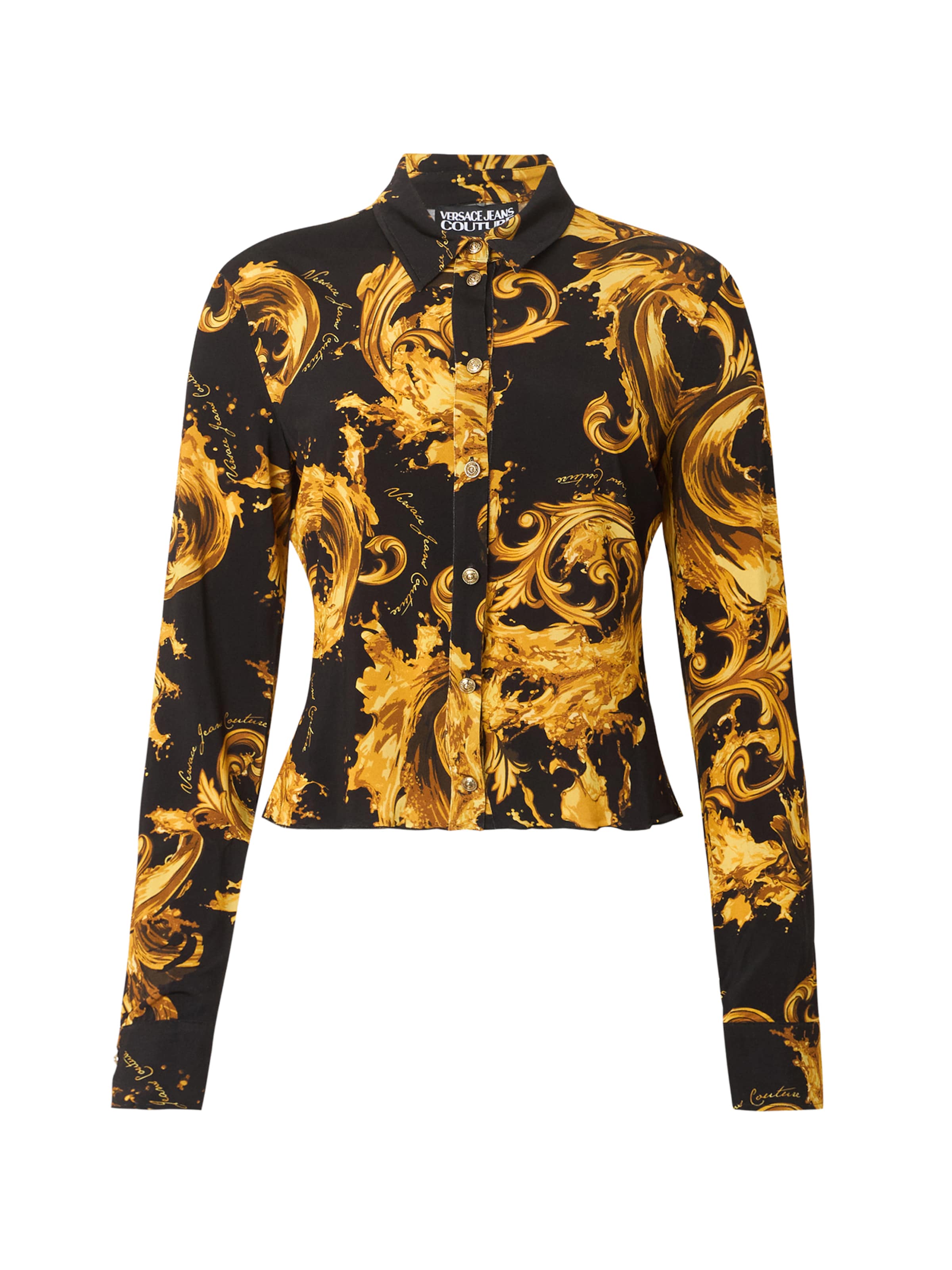 Versace Jeans Couture - Blusa em preto: frente