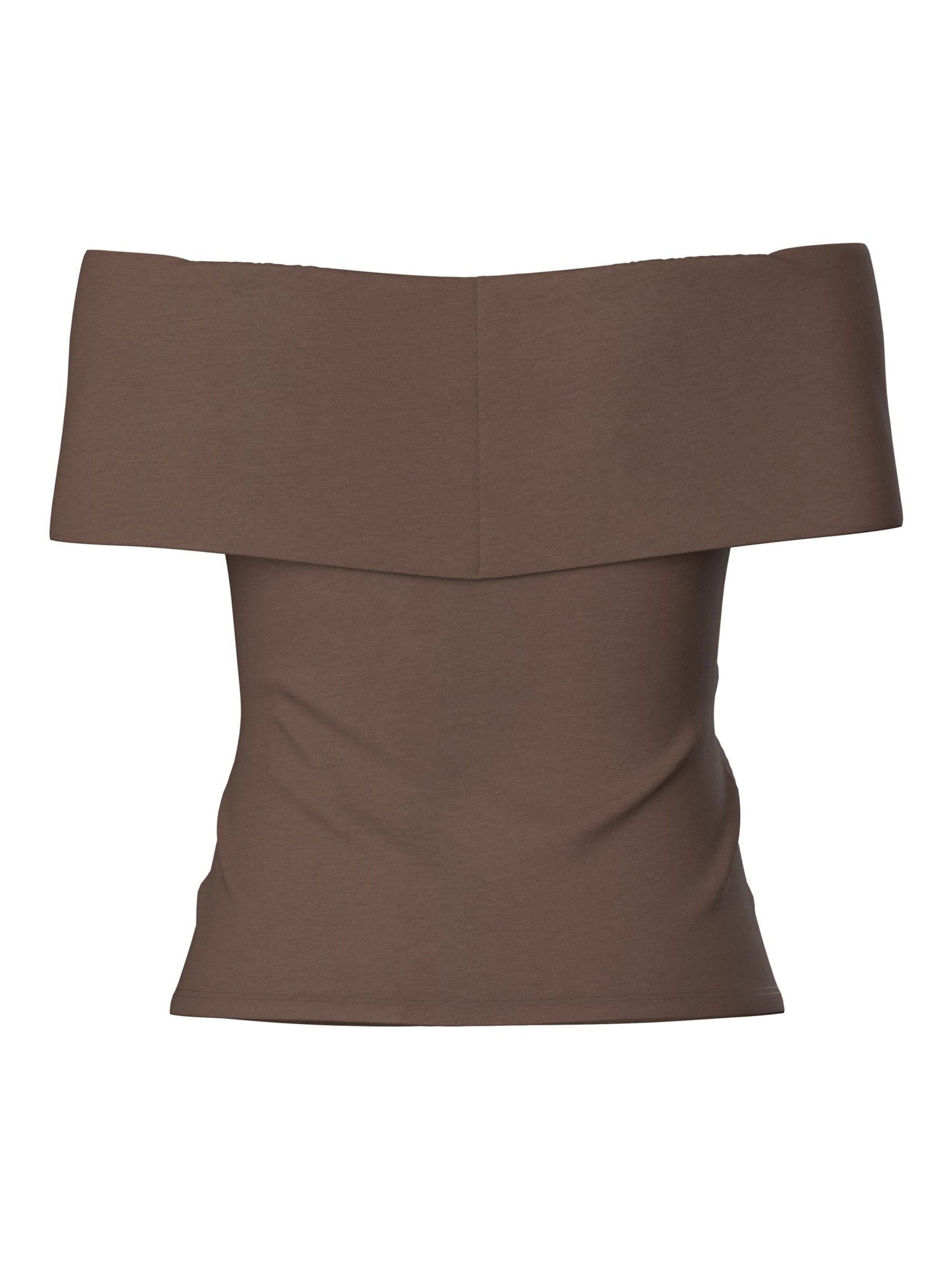 PIECES Top 'PCGeorgina' in Braun