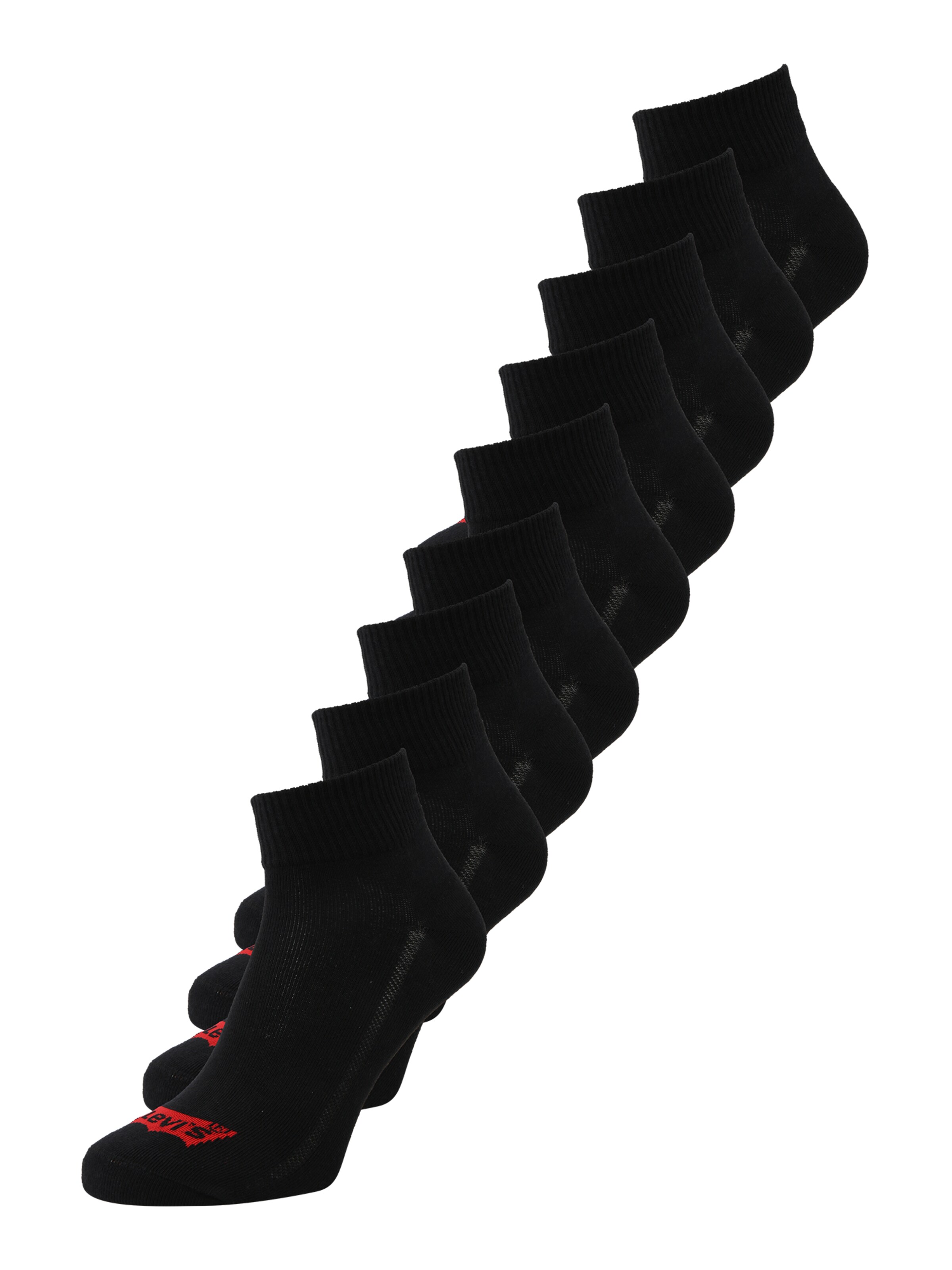 LEVI'S ® Socken in Schwarz: Vorderseite