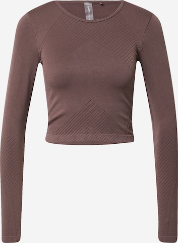 ONLY PLAY Performance Shirt 'Naga' in Brown: front