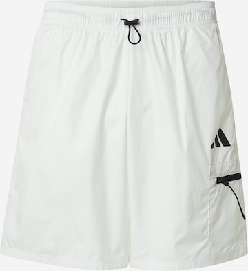 ADIDAS SPORTSWEAR Sports trousers in White: front