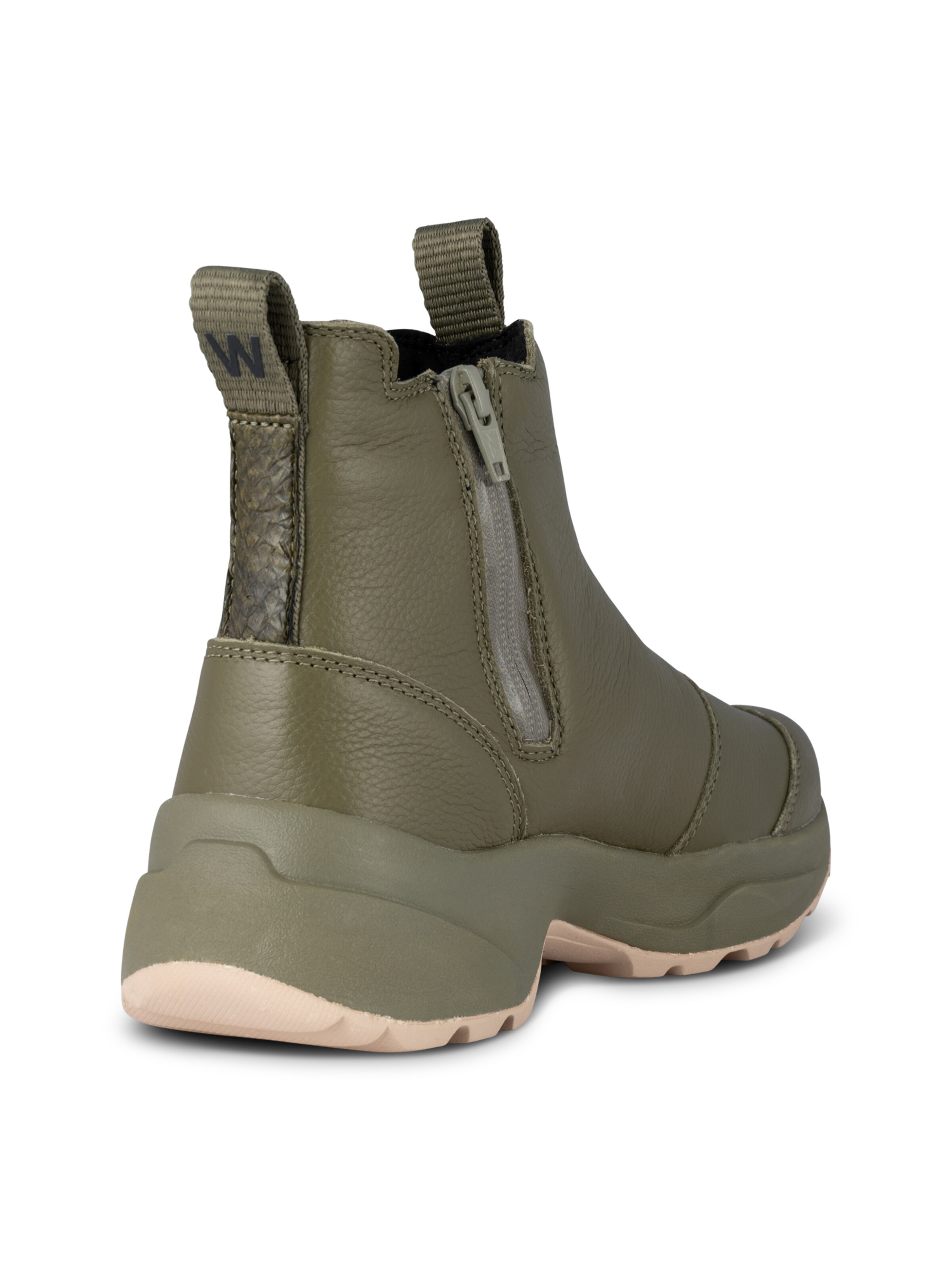 WODEN Chelsea Boots 'Silje' i grøn