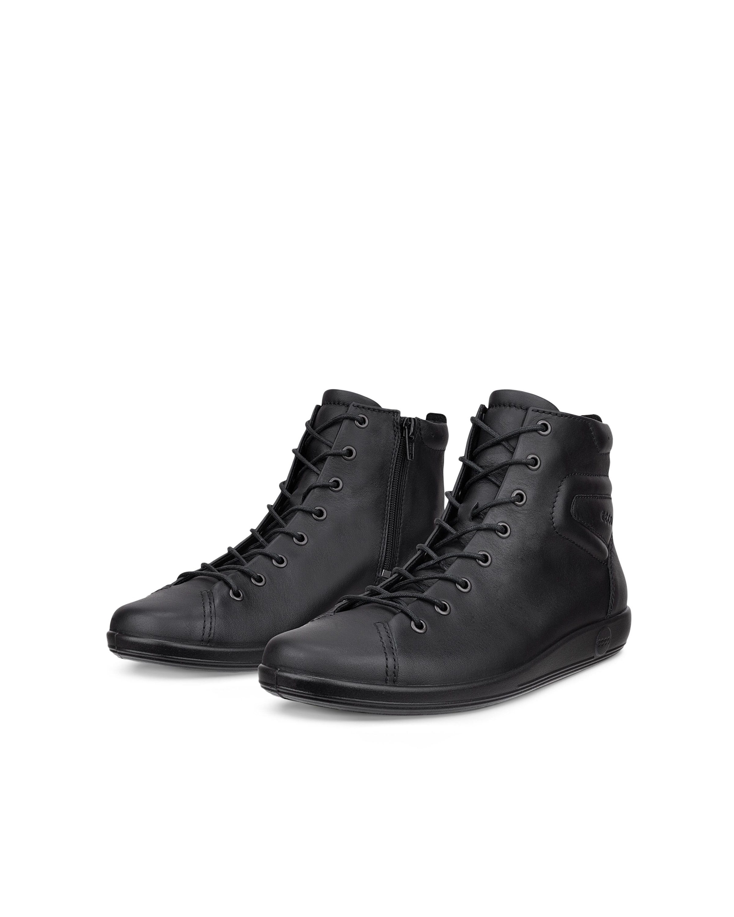 ECCO Schnürstiefelette in Schwarz