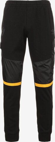 UMBRO Tapered Workout Pants 'SG Dynamo Dresden' in Black: front