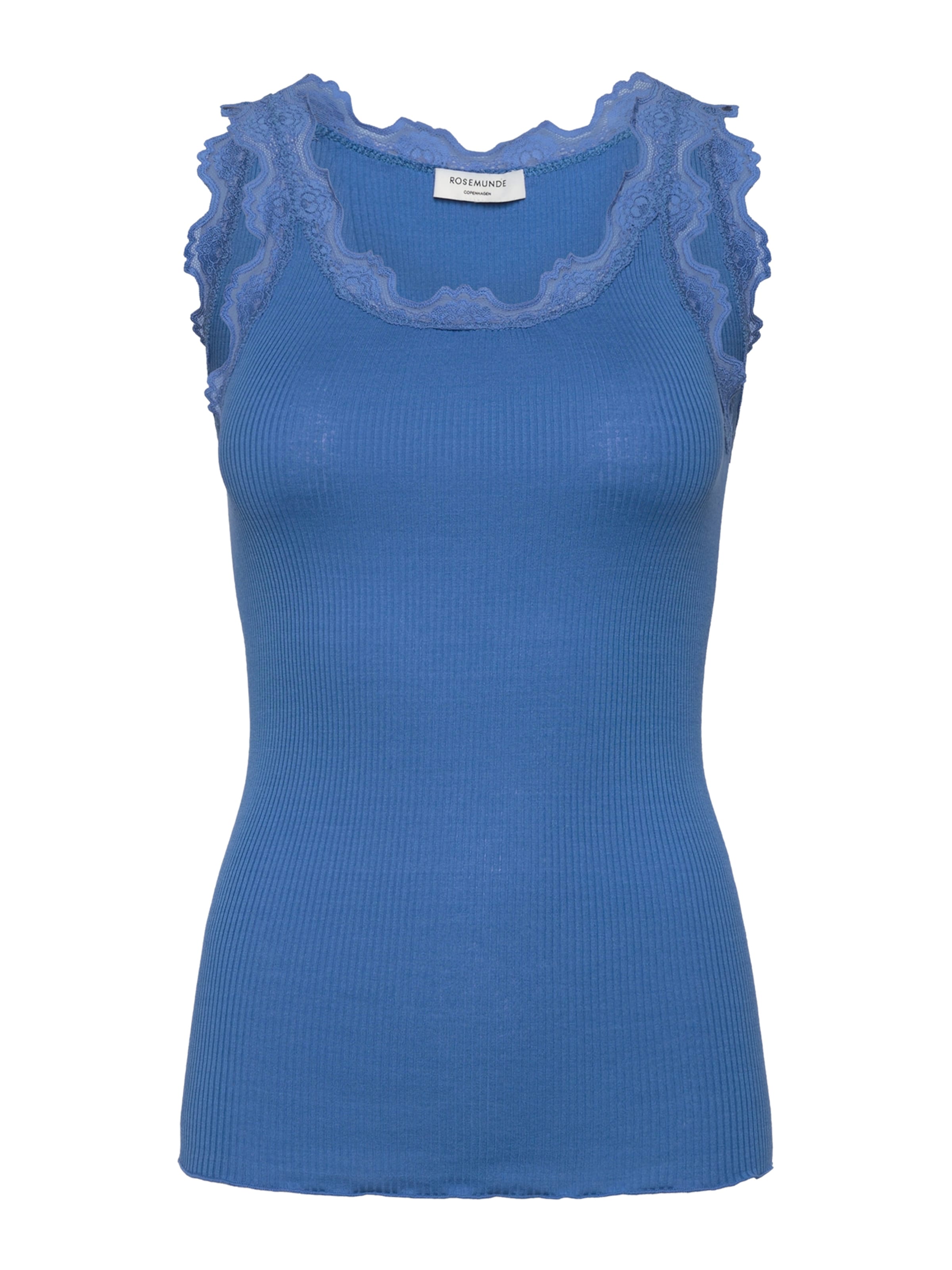 rosemunde Топ 'Babette' в синьо: отпред