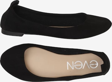 even&odd Ballerina 37 in Schwarz: Vorderseite