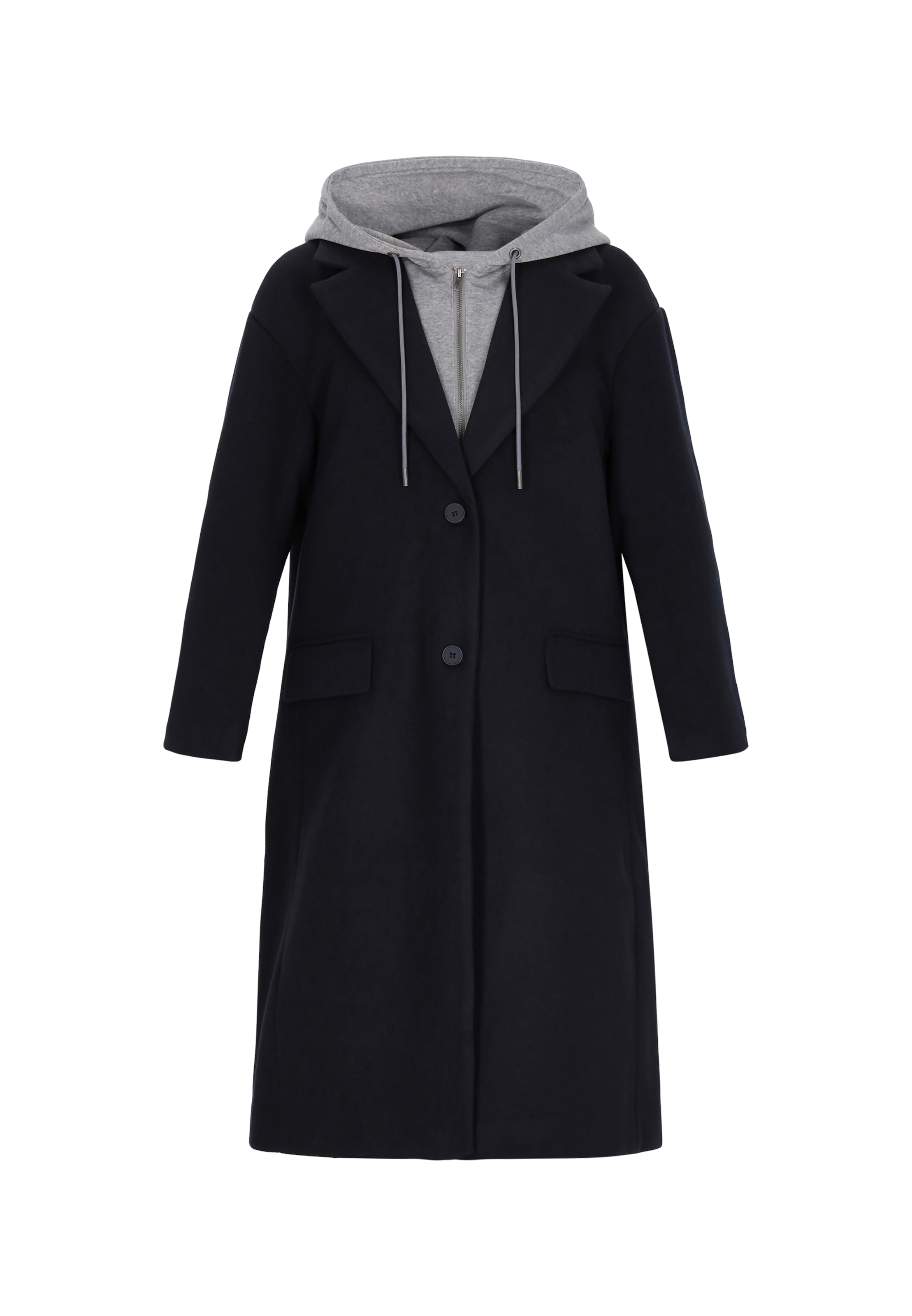 myMo ROCKS Mantel in Blau: Vorderseite