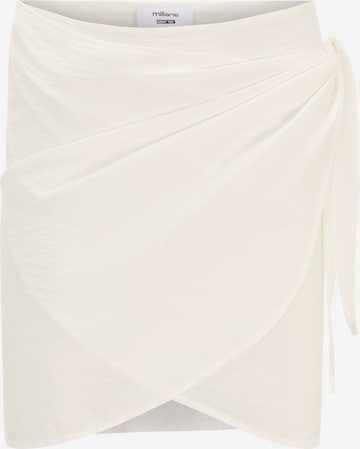 millane Beach Towel 'Pernilla' in White: front