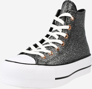 CONVERSE Kotníkové tenisky 'Chuck Taylor All Star' – stříbrná: přední strana