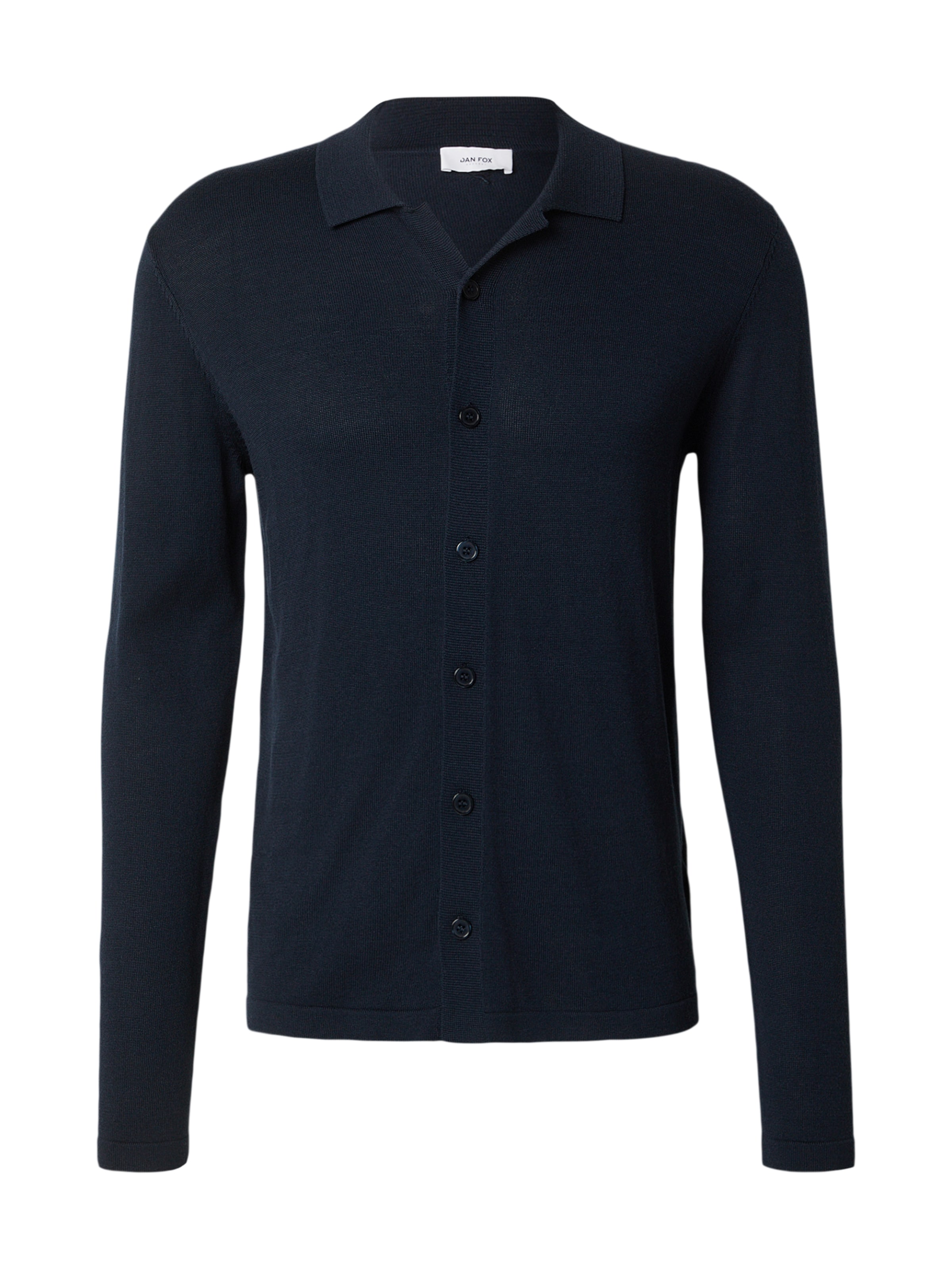 DAN FOX APPAREL Majica 'Yasin' | mornarska barva, Prikaz izdelka