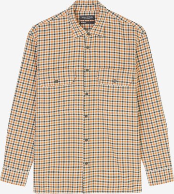 Marc O'Polo Comfort fit Button Up Shirt in Orange: front